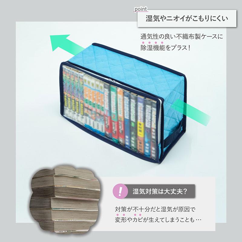 コミックマグキャラクター収納ボックス5個セット ➕サービス アストロ公式 コミック収納ケース 3個組 除湿で防ダニ 吸湿 埃よけ