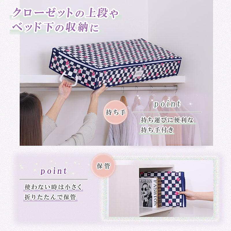 新品 着物収納 和装 ケース ネイビー タグ付き 小物入れ 大容量 アストロ公式 製品保証付き 着物収納ケース 浴衣 和装小物 振袖 袴