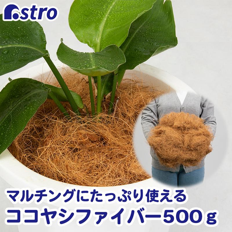 アストロ ココヤシファイバー 500g マルチング 土隠し 底石
