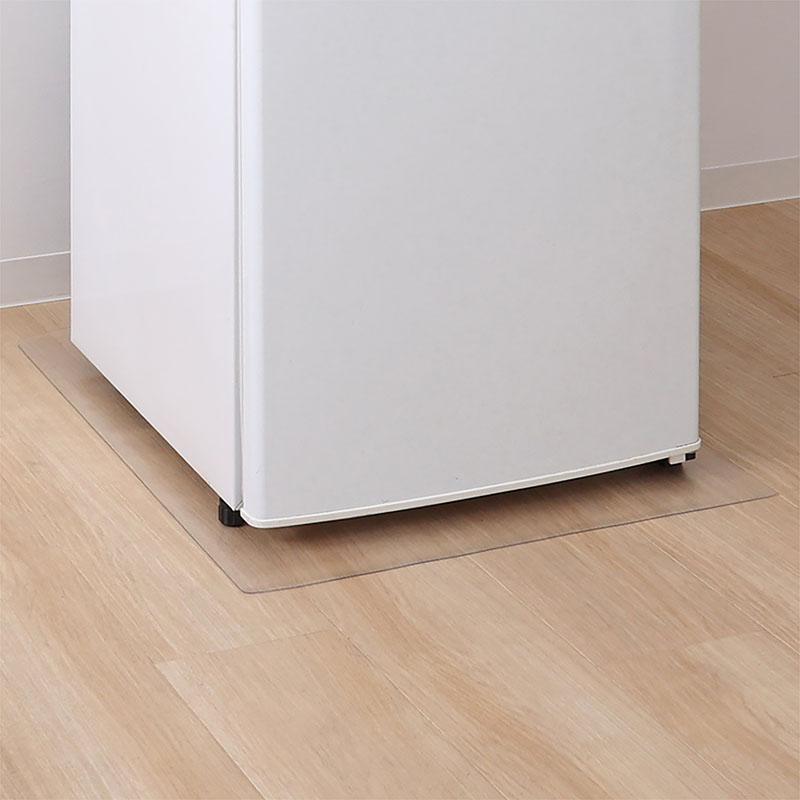 アストロ公式 冷蔵庫マット Lサイズ 70×75cm キズ へこみ防止 床保護