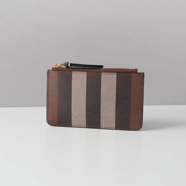 BURBERRY ブラウンレザー コインケース　バーバリー　レディース　メンズ BURBERRY 並行輸入 バーバリー 小銭入れ ブラウン 財布 チェック ミニ