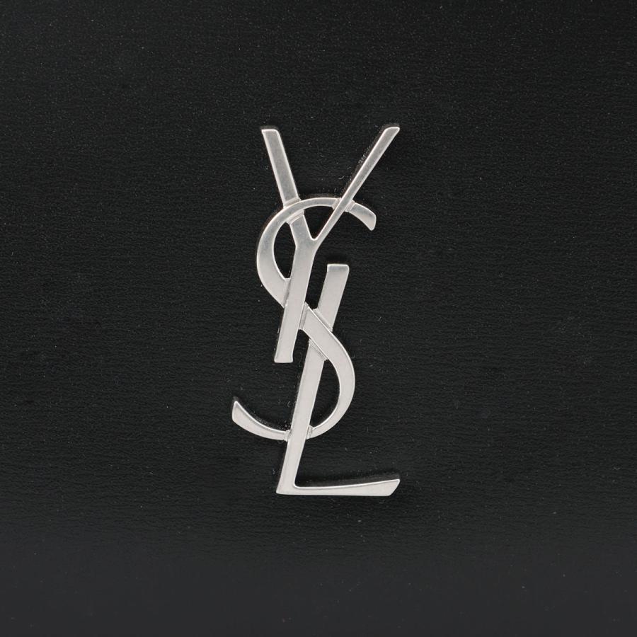 SAINT LAURENT サンローラン 2つ折財布 ブラック 財布 ロゴ SAINT LAURENT サンローラン 2つ折財布 ブラック 財布 ロゴ