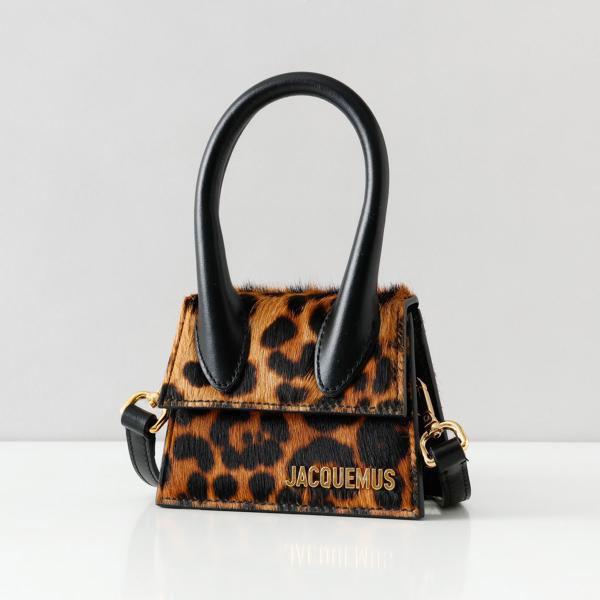 JACQUEMUS ジャックムス ハンドバッグ レオパード PRINT LEOPARD BROWN 