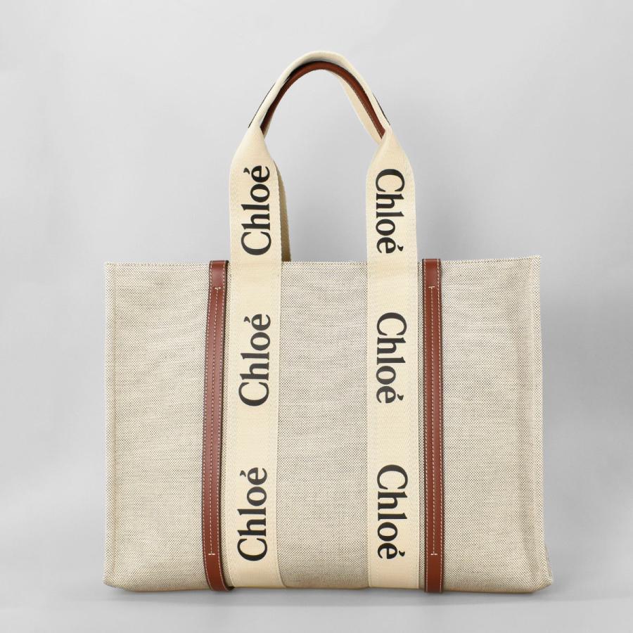クロエ CHLOE トートバッグ ブラウン系 CHC22AS382J28 90U WOODY ...