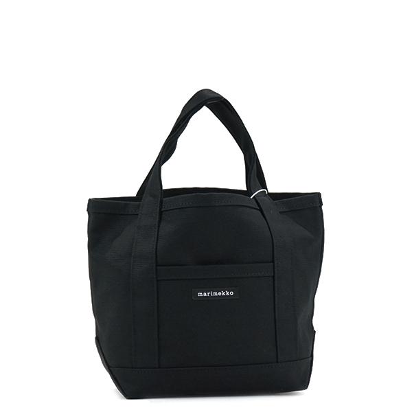 割引卸売 マリメッコ MARIMEKKO ハンドバック ブラック 044400 CLASSIC CANVAS 001