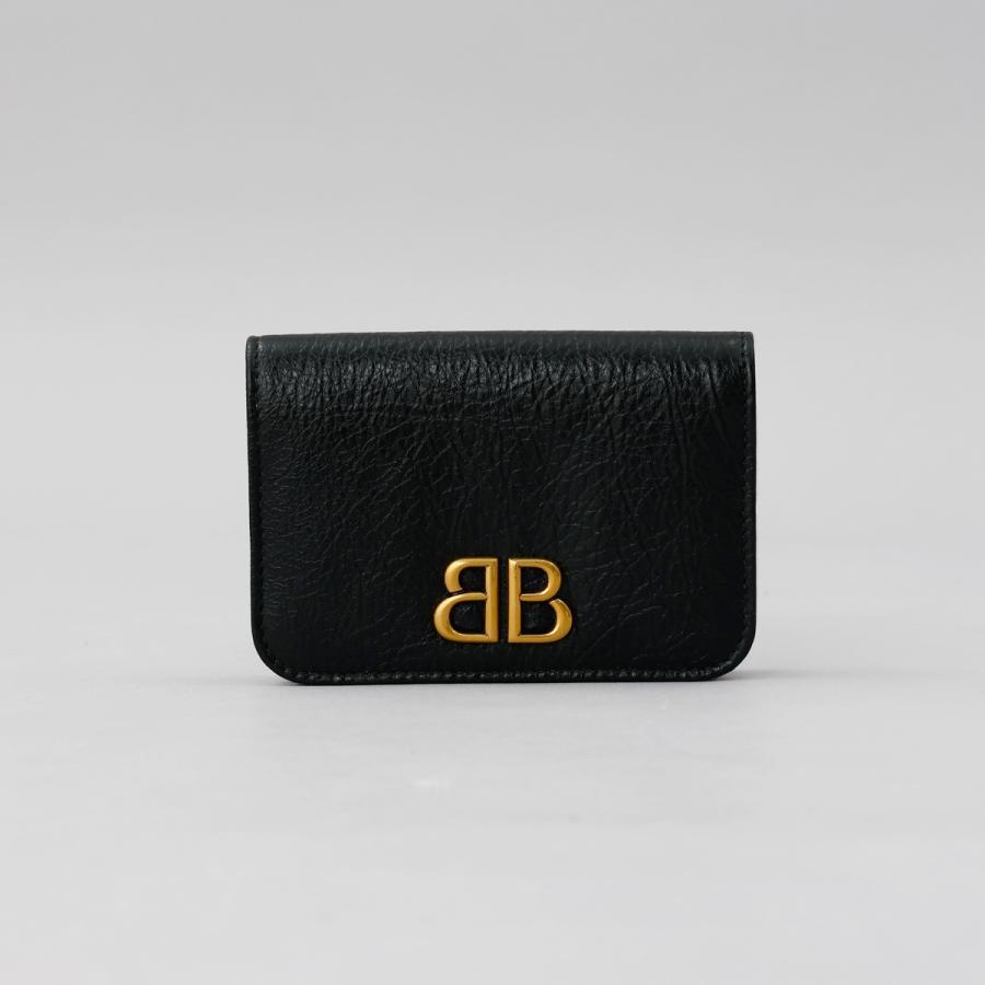 BALENCIAGA 名刺入れ カードケース レザー 黒 ビジネス 2つ折り BALENCIAGA 名刺入れ カードケース レザー 黒 ビジネス 2つ折り 小物