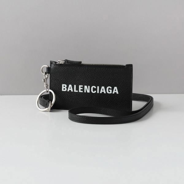 BALENCIAGA バレンシアガ カードケース ブラック CASH CA CASE ON KEYR  