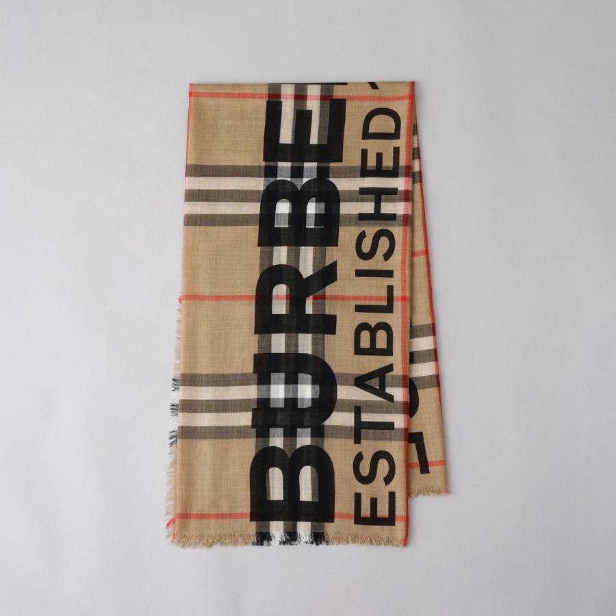 バーバリー BURBERRY レディーススカーフ ベージュ マフラー チェック  