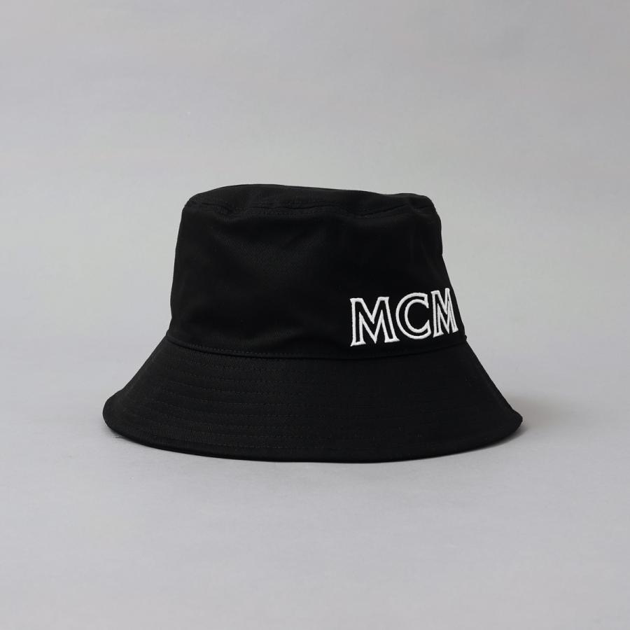 エムシーエム MCM 帽子 ブラック ハット ロゴ バケハ バケットハット 黒 MEHDABC01 BLACK BK001 レディース メンズ ユニセックス｜1ststreet｜02