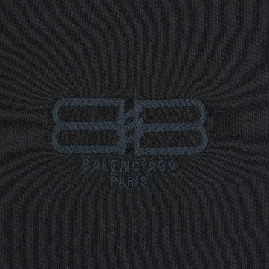 BALENCIAGA バレンシアガ Tシャツ 612966 TMVG7 8190 黒 BALENCIAGA バレンシアガ Tシャツ 612966 TMVG7 8190 黒