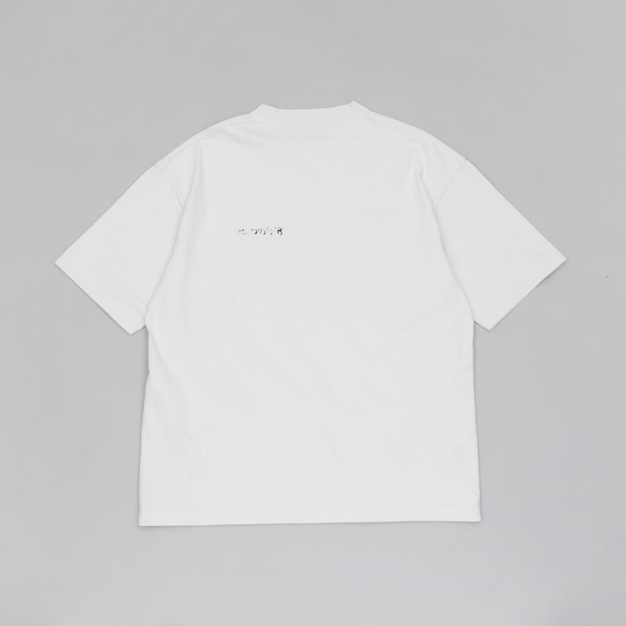 バレンシアガ BALENCIAGA Tシャツ ティーシャツ アパレル シンプル ロゴ おしゃれ 612966 DIRTY WHITE BLACK TOVO9 9081 メンズ｜1ststreet｜05