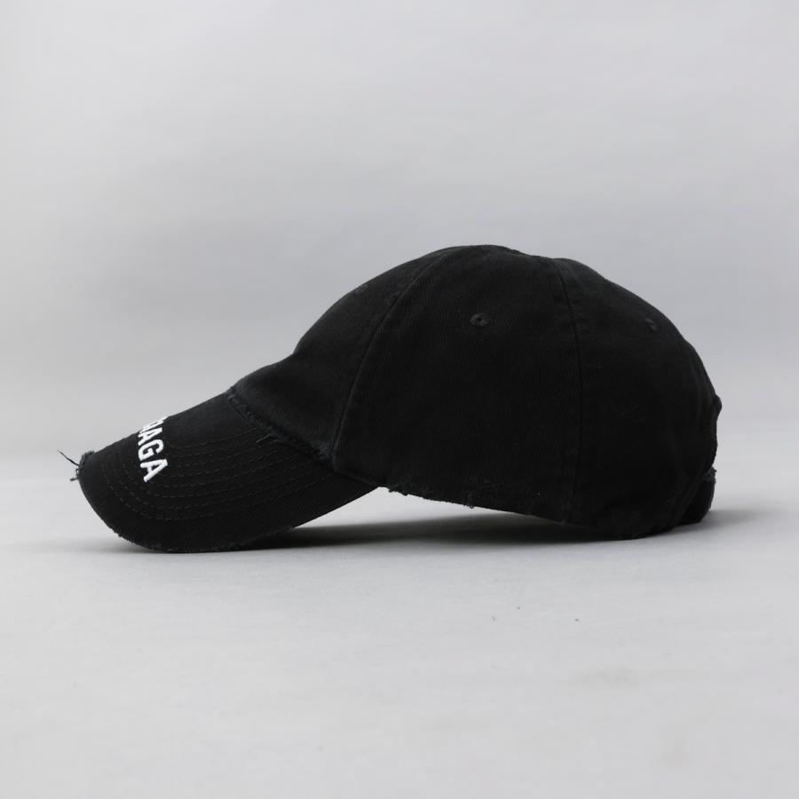 バレンシアガ BALENCIAGA キャップ ブラック 帽子 ブランドロゴ