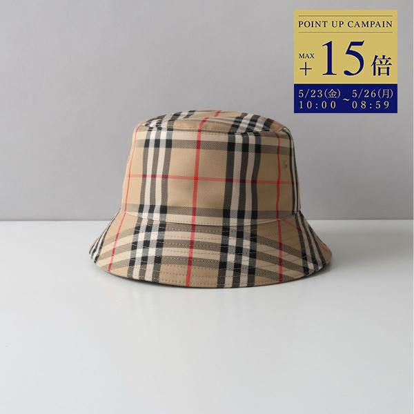 BURBERRY PRORSUM バーバリー 帽子 ベージュ チェック バケット BURBERRY PRORSUM バーバリー 帽子 ベージュ チェック バケット