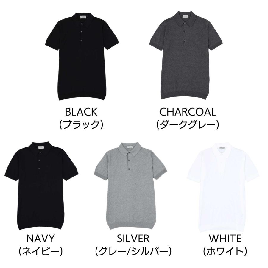 JOHN SMEDLEY ジョンスメドレー シーアイランドコットン ポロシャツ黒 JOHN SMEDLEY(ジョンスメドレー)BIG SIZE ISIS(アイシス) ビッグ