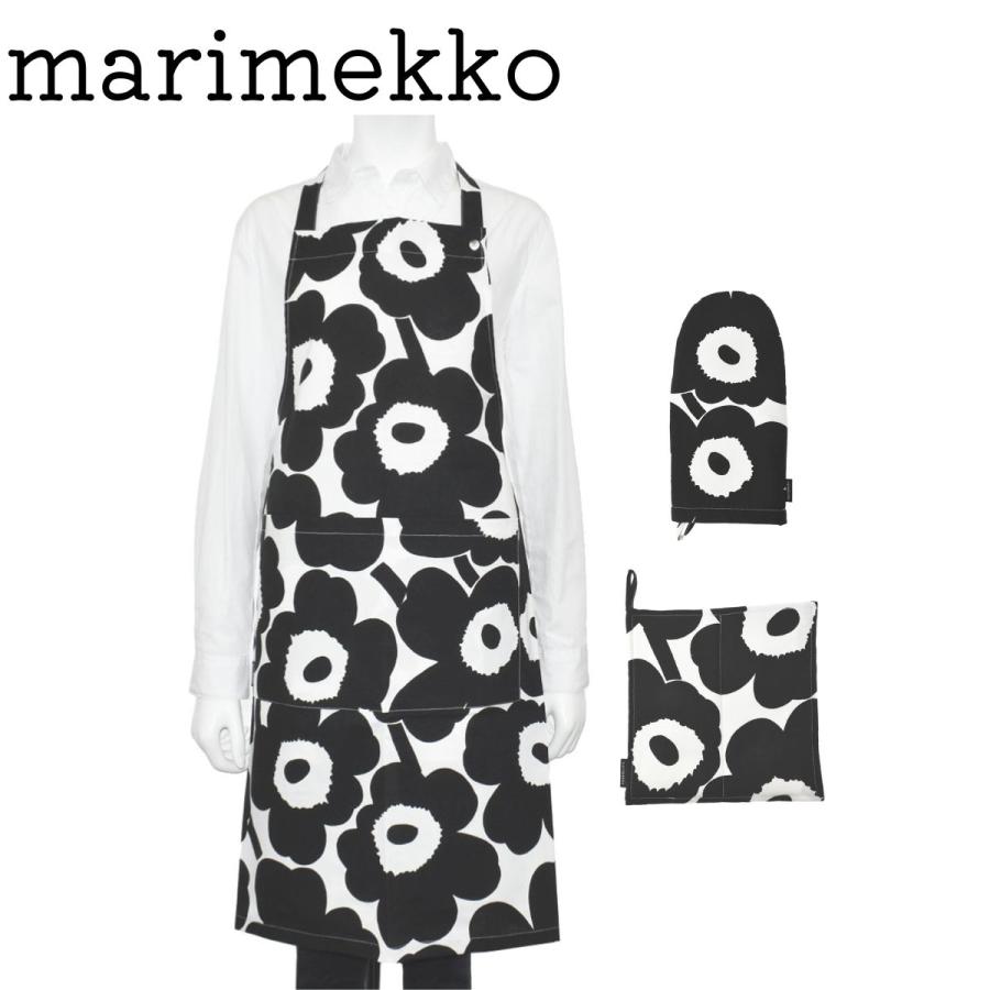 marimekko（マリメッコ） 並行輸入 アウトレット エプロン ブラック