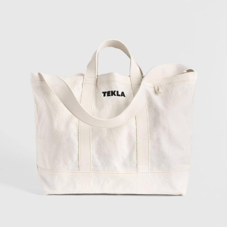 正規販売店 テクラ TEKLA トートバッグ バッグ ビーチバッグ 大容量 マザーズバッグ 無地 A4収納可能 BEACH BAGの画像