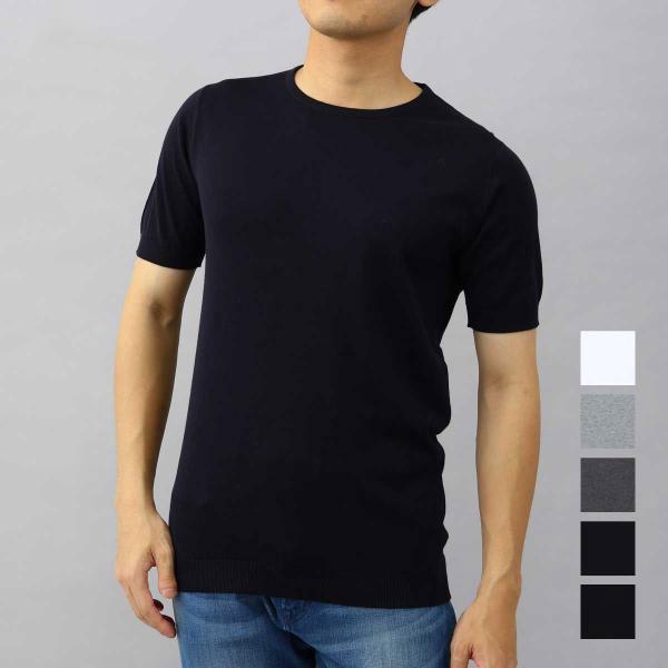 JOHN SMEDLEY ジョンスメドレー クルーネック 半袖ニット Tシャツ 