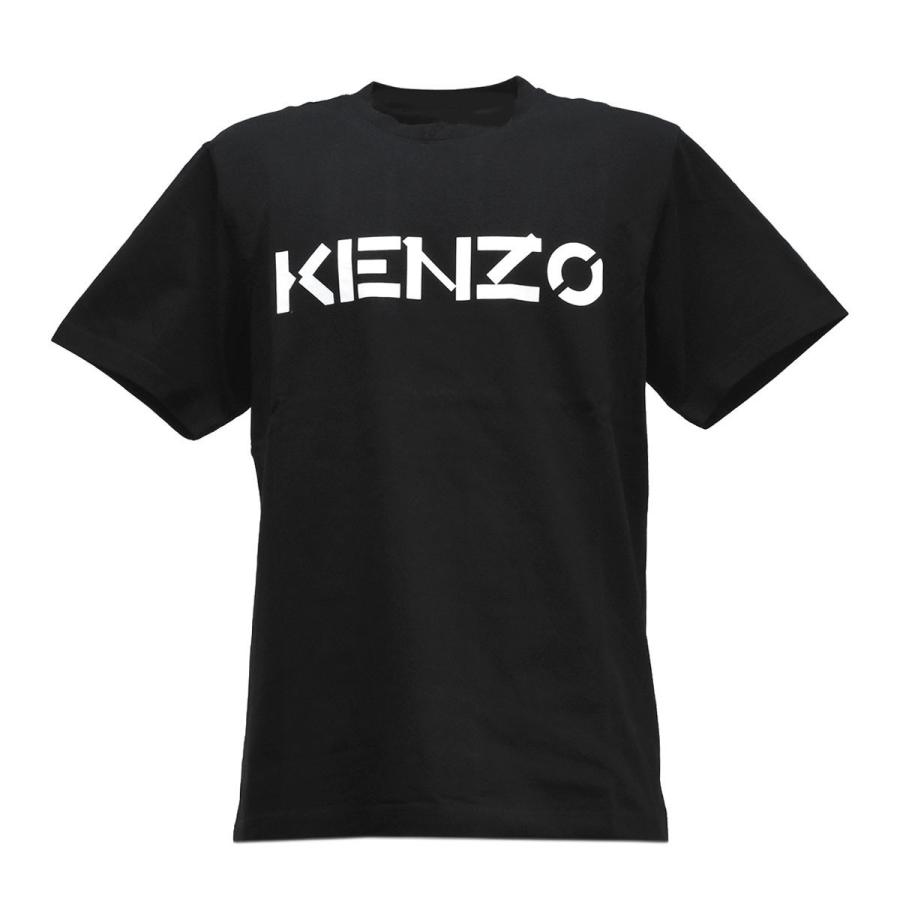 最大72％オフ！ ケンゾー Tシャツ ブラック KENZO T-SHIRT CLASSIC LOGO FA65TS0004SJ 最安