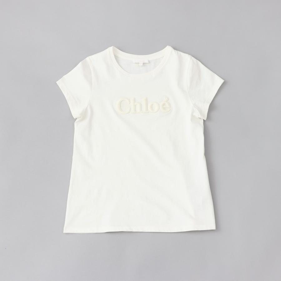 クロエキッズ CHLOE KIDS Tシャツ C15E35/117 KID GIRL クロエ Chle ガールズ キッズ 子供 コットン レディース｜1ststreet｜04