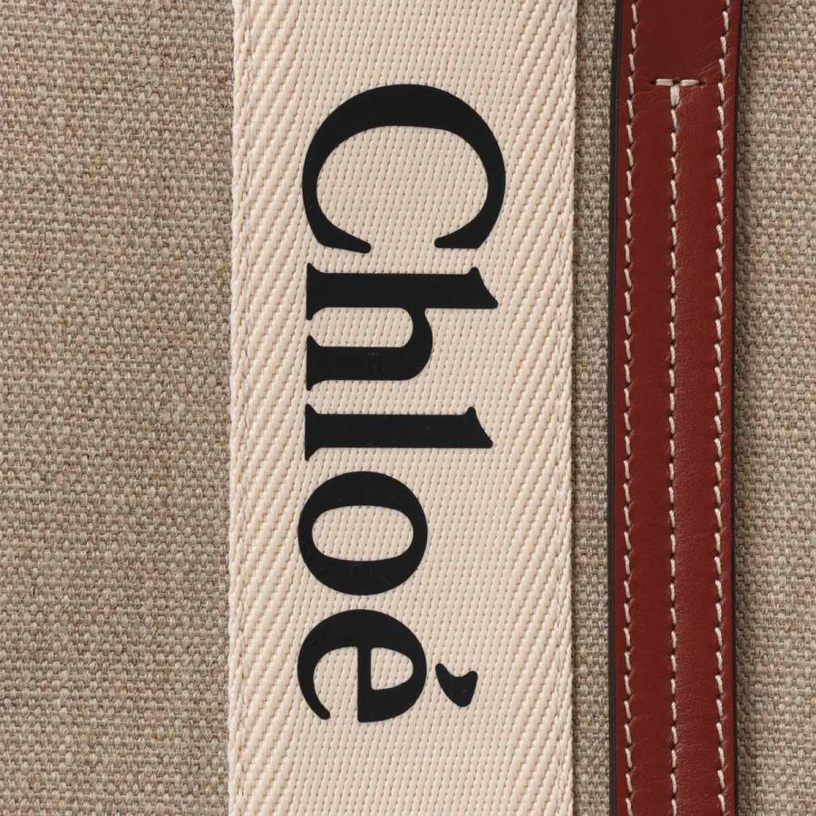 クロエ CHLOE トートバッグ バッグ ウッディ Mサイズ ミディアム A4サイズ収納可 キャンバス CHC22AS383I26 WOODY レディース｜1ststreet｜09