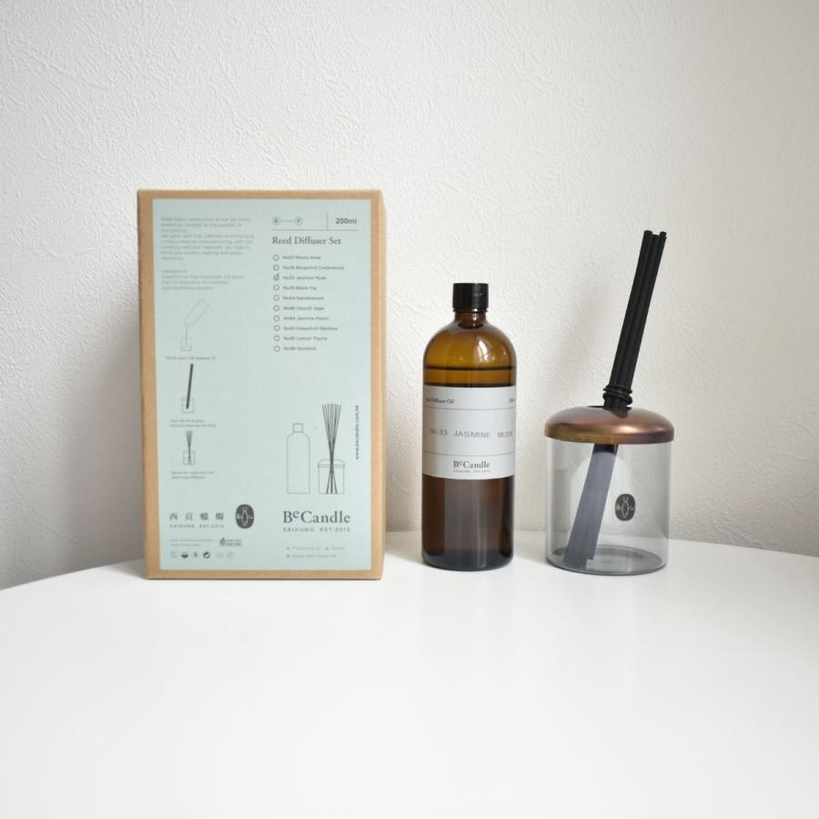 アウトレット 正規販売店 ビーキャンドル BE CANDLE ディフューザー アロマ フレグランス リード付 METAL CAP REED DIFFUSER 200ML メンズ レディース |  | 07