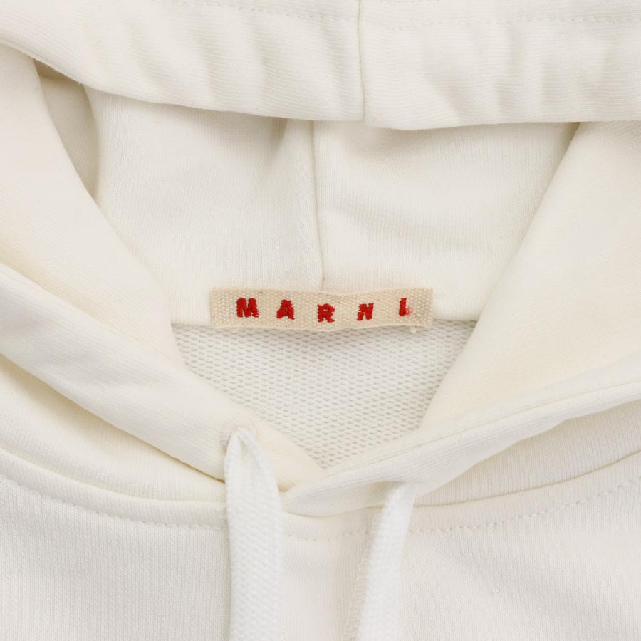MARNI マルニ パーカー フーディ スウェット ホワイト グリーン MARNI マルニ パーカー フーディ スウェット ホワイト グリーン