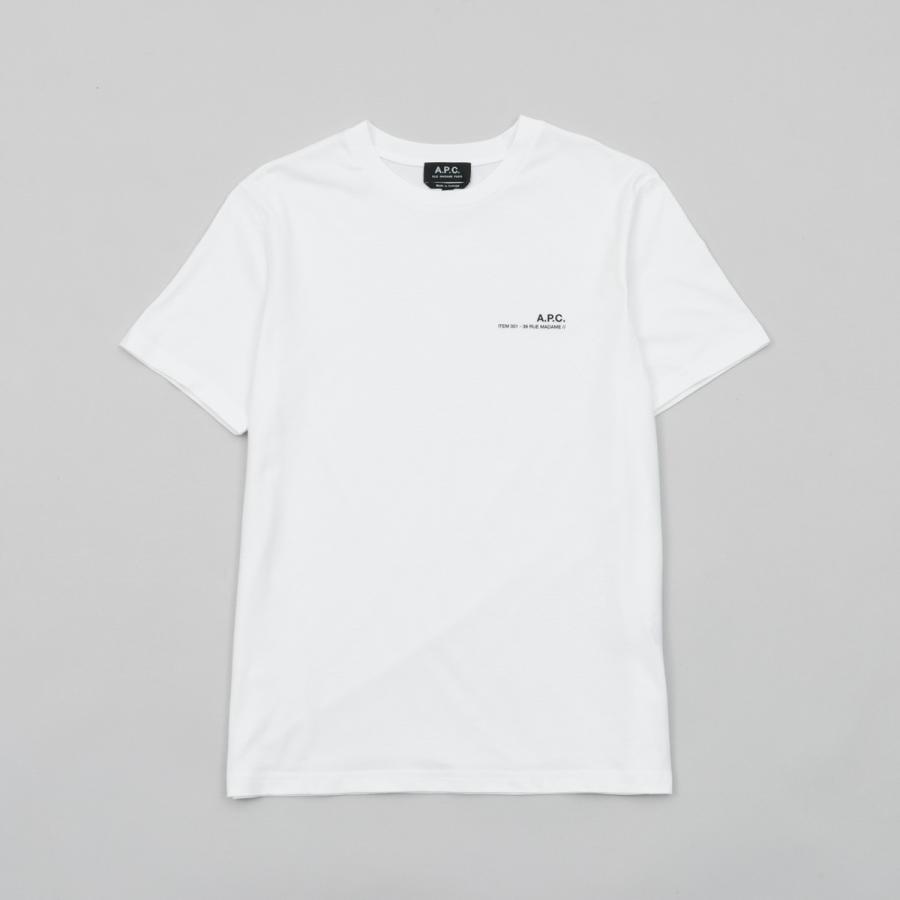 アーペーセー A.P.C. Tシャツ H26904 COFBT ティーシャツ ロゴ シンプル クルーネック S-XLサイズ 人気 メンズ｜1ststreet｜05