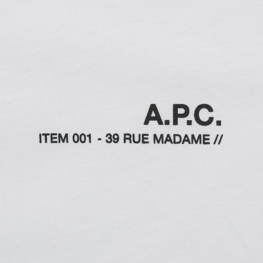 アーペーセー A.P.C. Tシャツ H26904 COFBT ティーシャツ ロゴ シンプル クルーネック S-XLサイズ 人気 メンズ｜1ststreet｜07