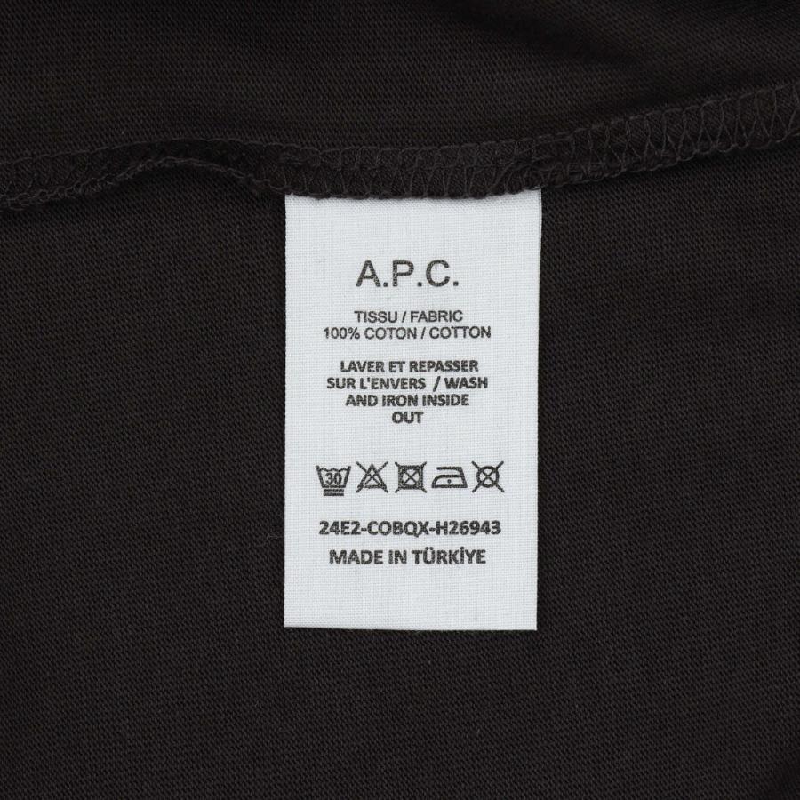 アーペーセー A.P.C. Tシャツ H26943 COBQX ティーシャツ ロゴ シンプル クルーネック S-XLサイズ 人気 メンズ｜1ststreet｜14