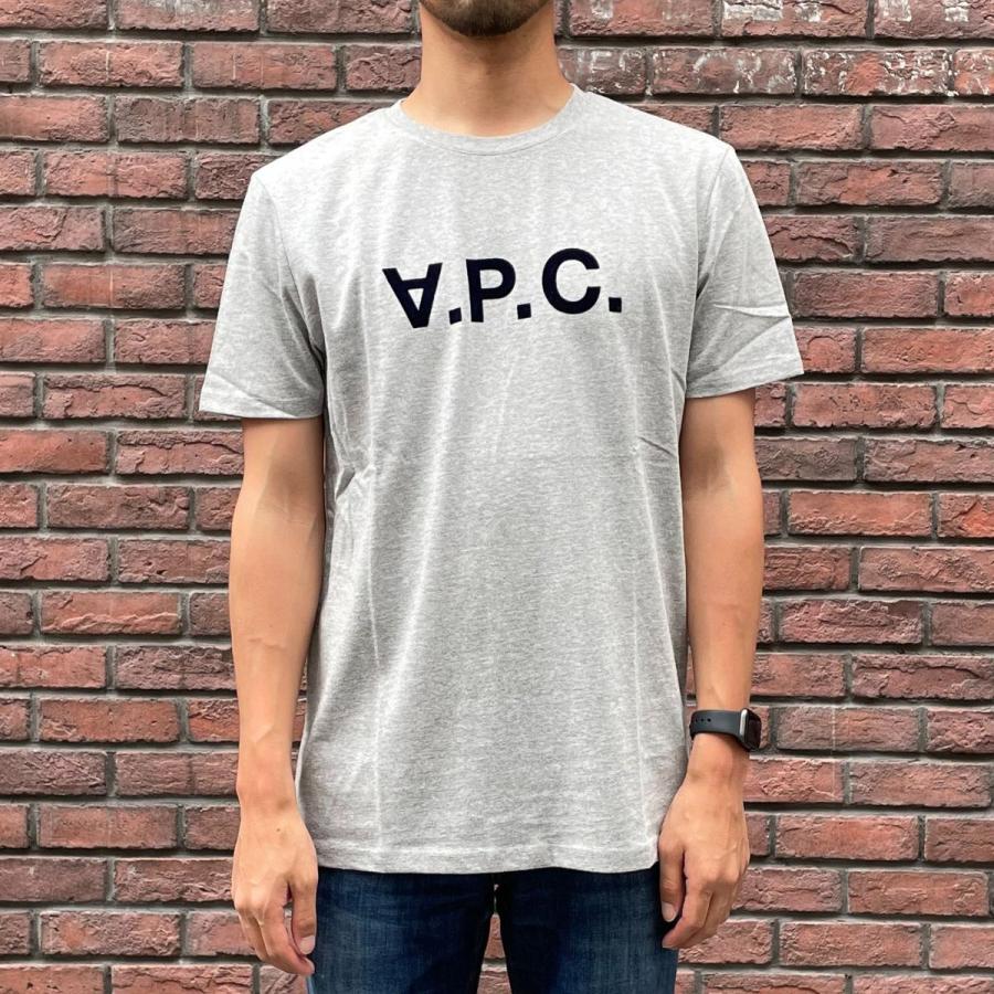 アーペーセー A.P.C. Tシャツ ライトグレー H26943 T-SHIRT VPC COLOR