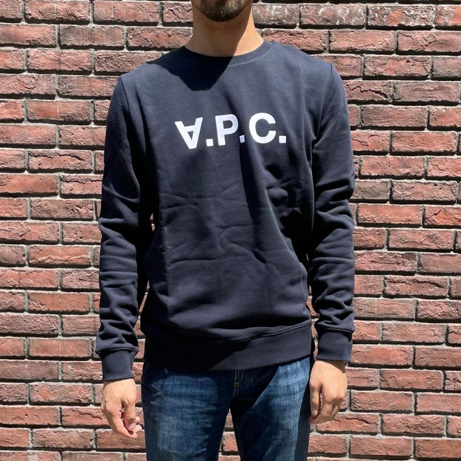 アーペーセー ロゴトレーナー スウェット L パープル - 通販