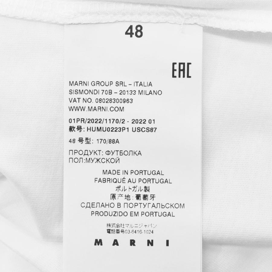 マルニ MARNI Tシャツ ホワイト メンズ HUMU0223P1 USCS87