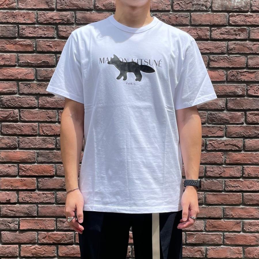 メゾンキツネ Maison Kitsune Tシャツ ホワイト メンズ Imkj0008 Imkj08wt 1ststreet 通販 Yahoo ショッピング