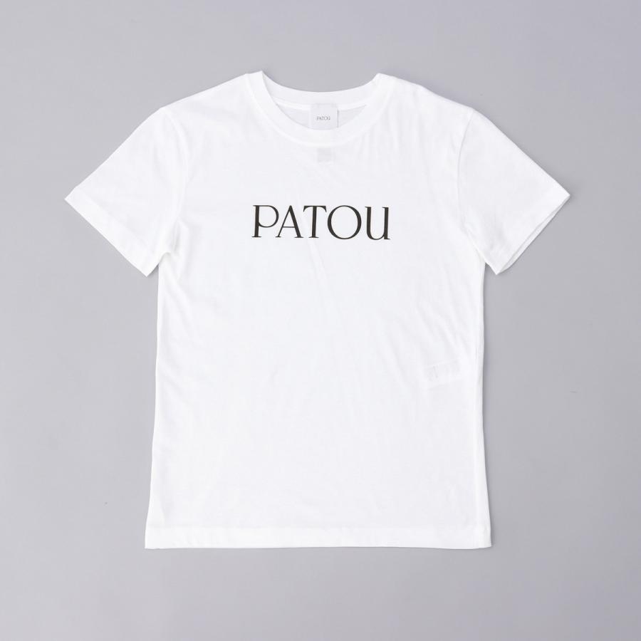 パトゥ PATOU Tシャツ ホワイト JE029 001W JERSEY ロゴ おしゃれ 人気 ブランド｜1ststreet｜06