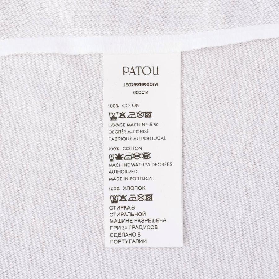 パトゥ PATOU Tシャツ ホワイト JE029 001W JERSEY ロゴ おしゃれ 人気 ブランド｜1ststreet｜11