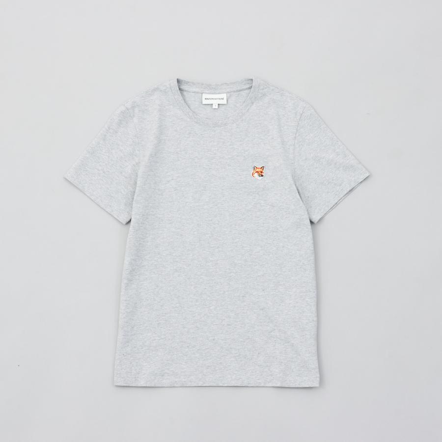 メゾンキツネ MAISON KITSUNE Tシャツ LW00105KJ0008 ティーシャツ 無地 ロゴ ワンポイント シンプル コットン レディース｜1ststreet｜05