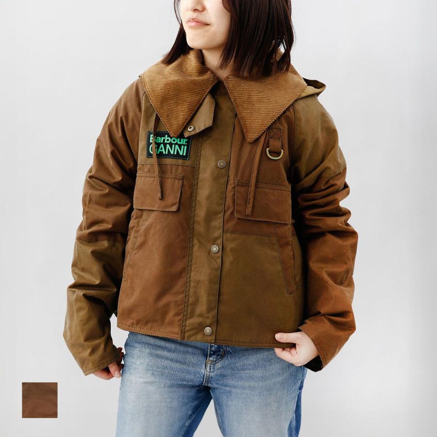 バブアー x ガニー Barbour x GANNI ジャケット LWX1386 CHAQUETA 