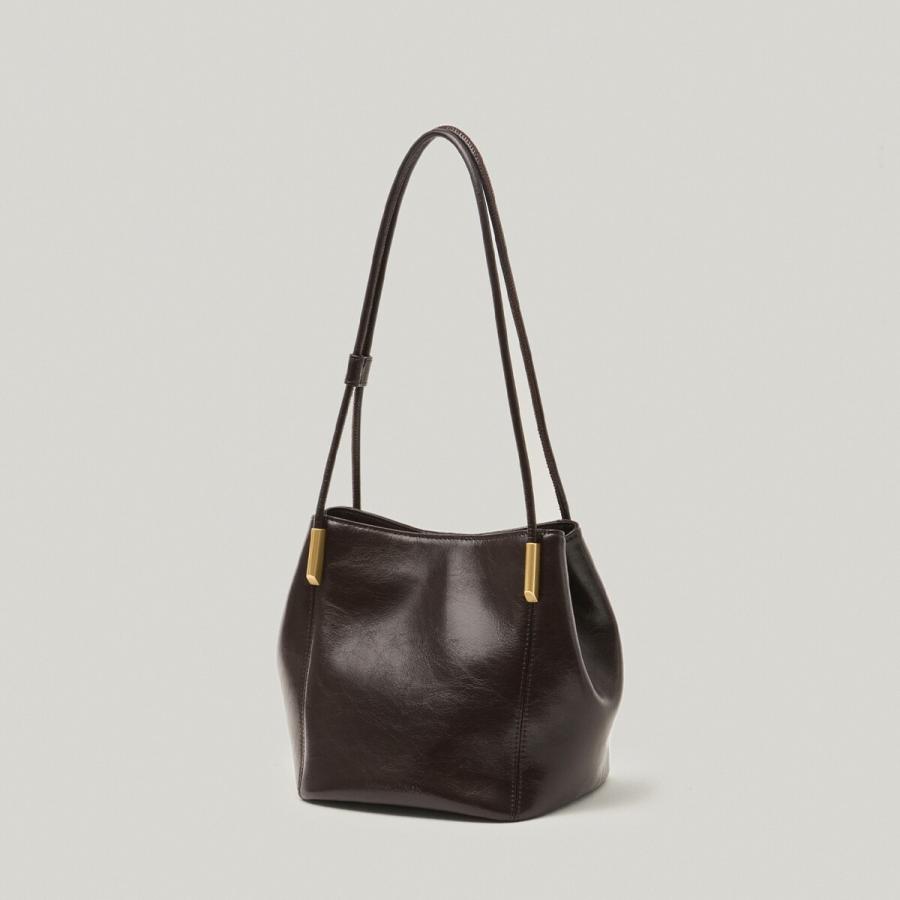 【美品】  LUMEN / ルメン | レザー ロゴ ワンショルダーバッグ | ブラック | レディース Atelier de LUMEN（アトリエ・ド・ルメン） ショルダーバッグ