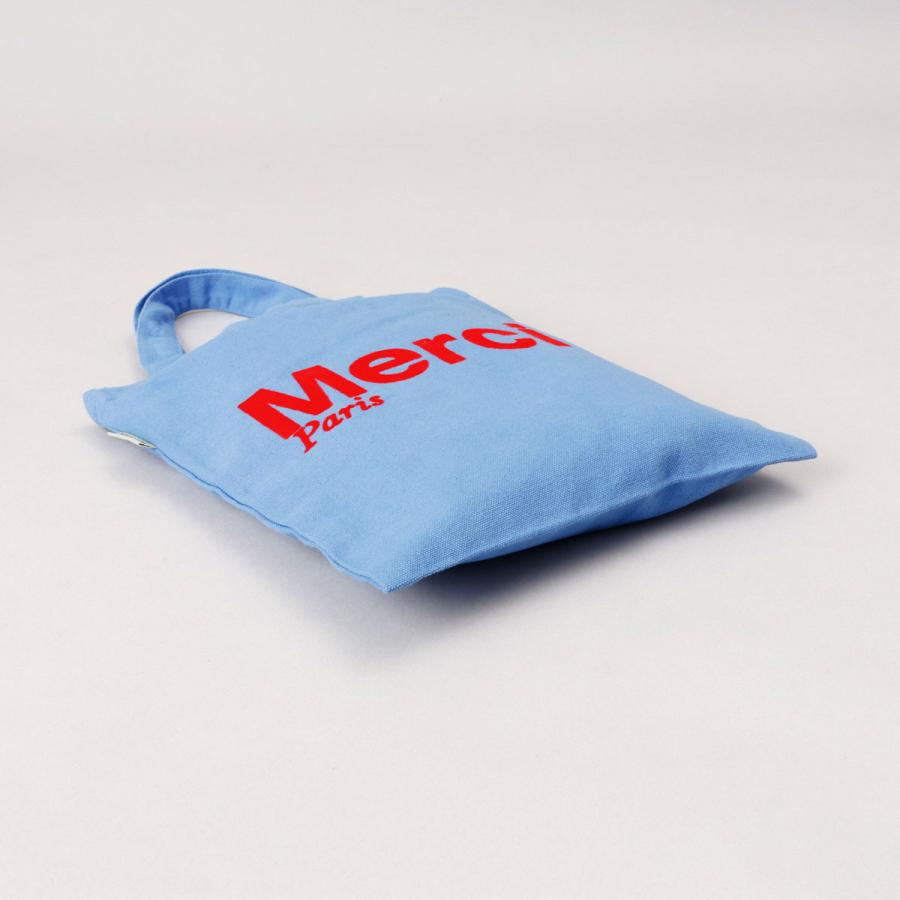MERCI メルシー トートバッグ ミニトート コットン ロゴ MERCI メルシー トートバッグ ミニトート コットン ロゴ