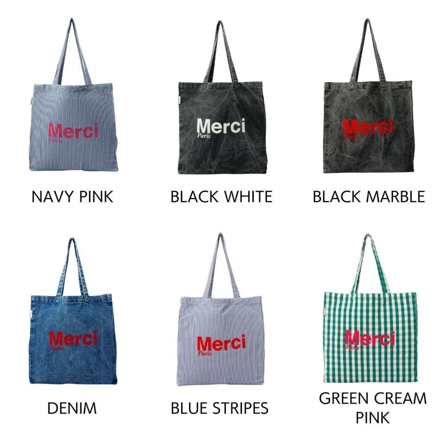 【新品未使用タグ付き】MERCI メルシー　トートバッグ　新品 MERCI（メルシー） 並行輸入 トートバッグ 大容量 ビッグトート