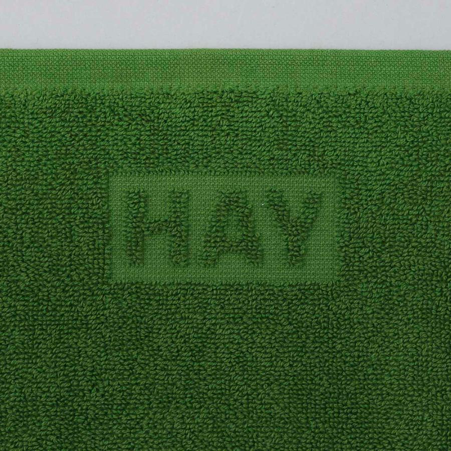 HAY バスタオル　緑　3枚 HAY（ヘイ） 並行輸入 タオル 50×90cm ハンドタオル 無地 エコテックス