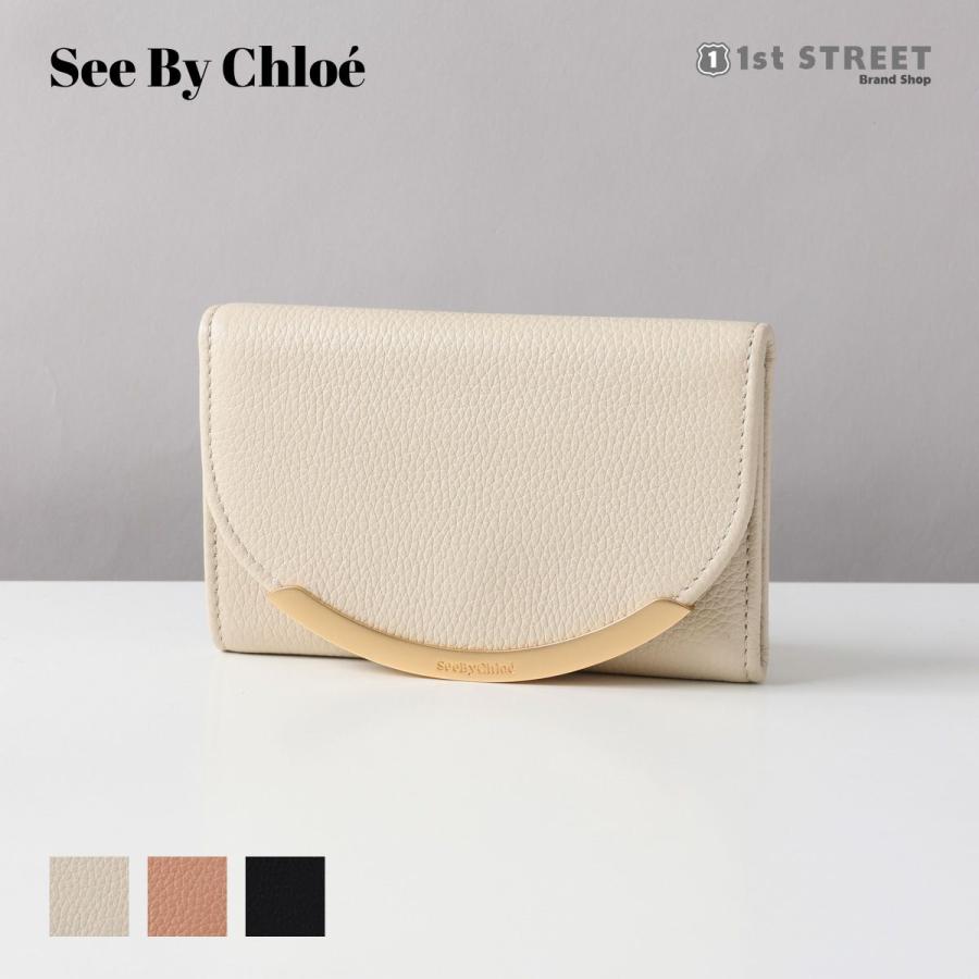 クリアランス純正 【値下げ】Seeby Chloe 二つ折り財布 コンパクト