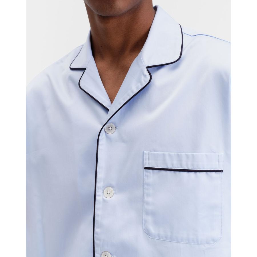 正規販売店 テクラ TEKLA パジャマ 長袖シャツ メンズ レディース ルームウェア サテン PAJAMA SATINの画像