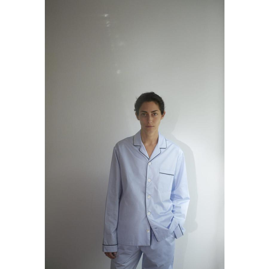 正規販売店 テクラ TEKLA パジャマ 長袖シャツ メンズ レディース ルームウェア サテン PAJAMA SATINの画像