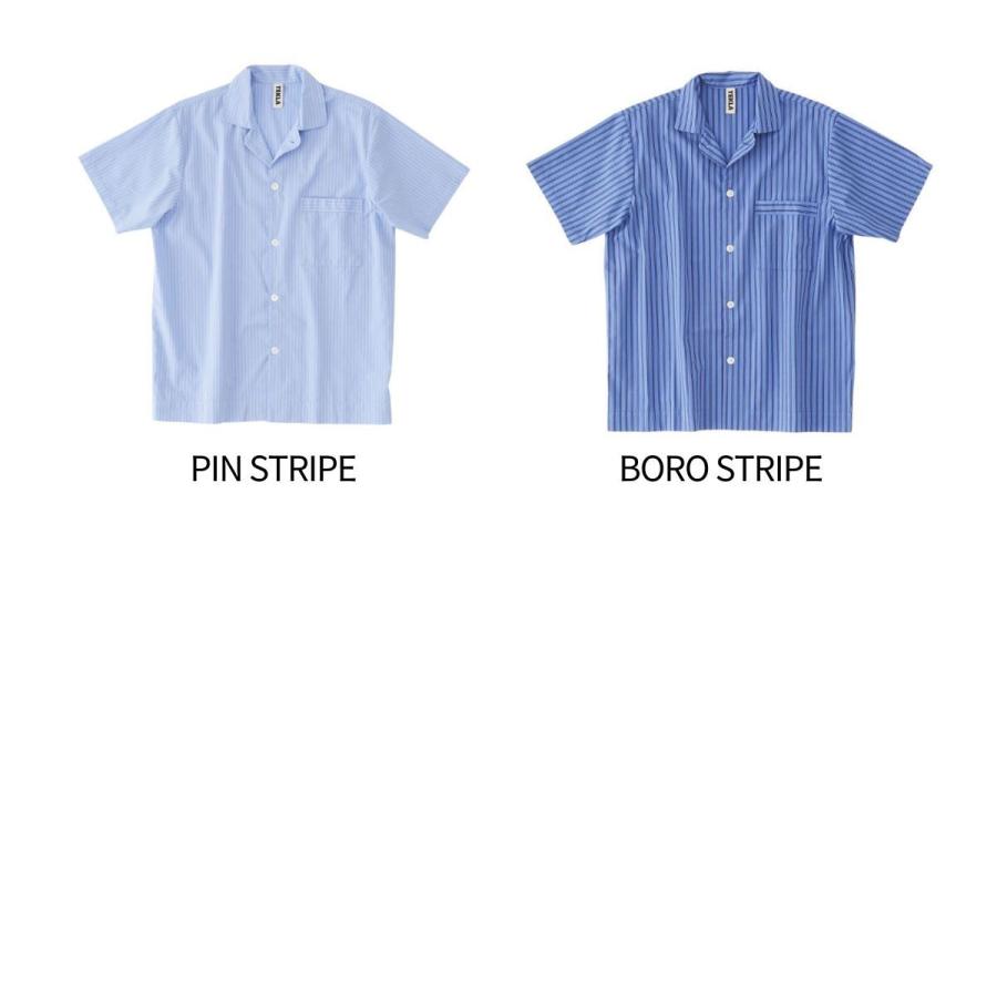 TEKLA 正規販売店 テクラ 半袖シャツ パジャマ シャツ ブラウス