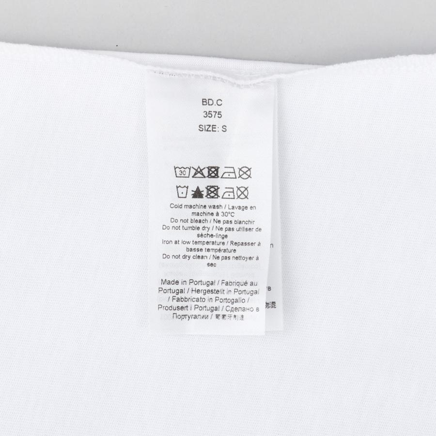 GANNI ロゴ ホワイトフード付きパーカー GANNI ガニー Tシャツ クルーネック 半袖 コットン ホワイト