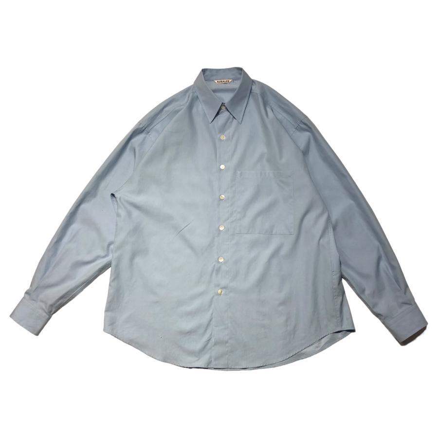 24ss AURALEE WASHED FINX TWILL SHIRTS 3