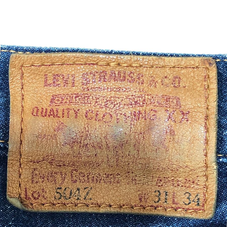 LEVI'S(リーバイス) 90’s 504Z XXデニムパンツ 504Z-XX W31 インディゴ TALONジップ使用　赤耳 Big E｜1ten-brand-used｜07