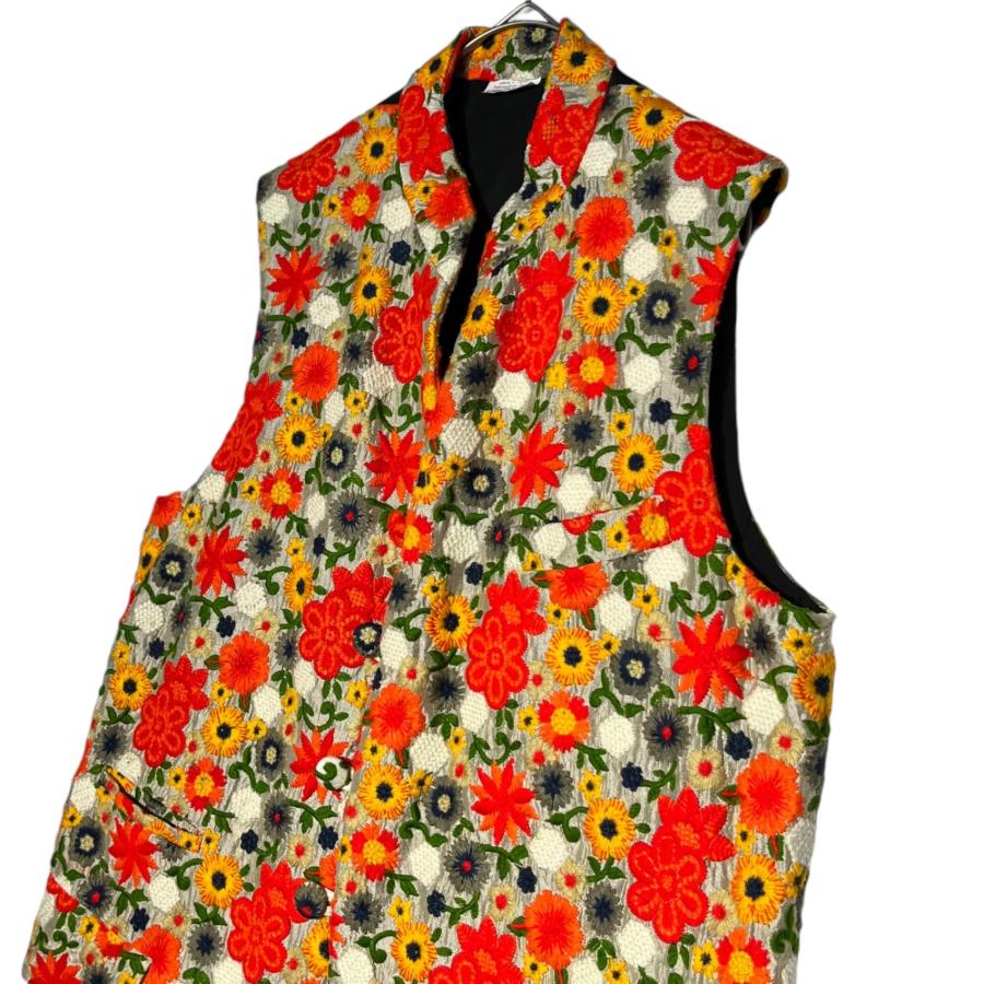 コムデギャルソンオムプリュス　花柄刺繍 ベスト COMME des GARCONS HOMME PLUS コムデギャルソンオムプリュス