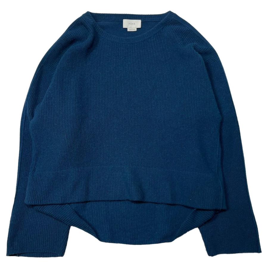 YOKE(ヨーク) 7G OVERSIZED HALF CARDIGAN CREW NECK オーバーサイズ  